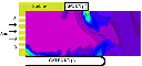 MPD thruster plasma flow simulation