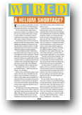 A Helium Shortage?