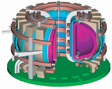 CAD model of the ARIES-III D-He3 Reactor
